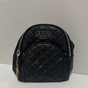 GUESS Quilted Black Backpack